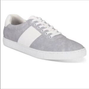 Grey and white casual shoes Bar lll Keagan grey shoes size 7 NWT NIB